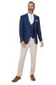 Contrast Stone Alnwick Royal Three Piece Suit