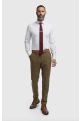Cavani Thomas Brown Tweed Three Piece Suit