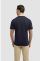 Sanchez Navy cotton Tee