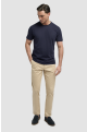 Sanchez Navy cotton Tee
