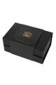 Mens Luxury Navy Knitted Tie Pocket Square  Gift Box Set