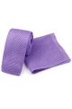 Knitted Lilac Tie & Pocket Square set