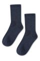 Mens Luxury Navy Knitted Tie Pocket Square  Gift Box Set