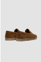 Cavani Breezy Tan Sand Slip-On Suede Loafers