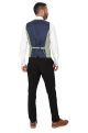 Cavani Caridi Sage Check suit with contrast navy trousers