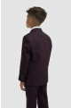 Cavani Kids Boys Caridi Wine Three piece Suit