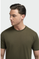 Sanchez Olive cotton Tee