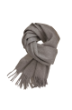 Men's Pure Wool Dark Grey Scarf