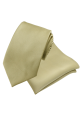 Sage green satin classic mens tie & pocket square set