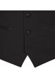 Skopes Sinatra 3-Piece Dinner Suit – Black Satin Peak Lapel