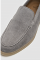 Cavani Breezy Grey Slip-On Suede Loafers