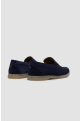 Cavani Breezy Navy Slip-On Suede Loafers