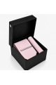 Pastel Pink Tie, Pocket Square & Silver Tie Clip Gift Set