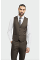 Cavani Caridi Brown Waistcoat