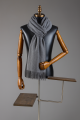 Men's Pure Wool Dark Grey Scarf