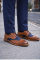 Roamers Two Tone Tan Brogue