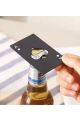 Stainless Steel Ace Of Spades Novelty Bottle Opener