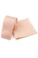 Knitted Pastel Pink Tie & Pocket Square set