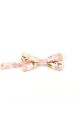 Children's Yellow & Pink floral flower cotton mens bow tie