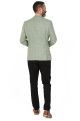 Cavani Caridi Sage Check suit with contrast navy trousers