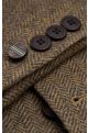 Cavani Thomas Brown Tweed Three Piece Suit