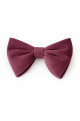Velvet rose gold oversized mens bow tie