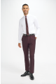 Cavani Caridi Wine Check Three Piece Suit