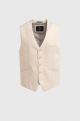 Cavani Malibu Beige Waistcoat