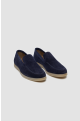 Cavani Breezy Navy Slip-On Suede Loafers