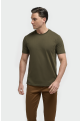 Sanchez Olive cotton Tee