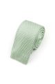 Knitted Pastel green Tie & Pocket Square set