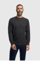 Cavani Foston Charcoal Cable Jumper