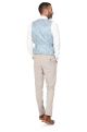 Jenson Samuel Alnwick Navy Jacket with contrast stone waistcoat & trousers