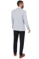 Cavani Sky Blue Check Three Piece Suit. with contrast trousers