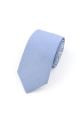 Two Tone Pastel Blue Floral cotton tie & pocket square set