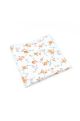 Orange & Pink floral flower cotton tie & pocket square set