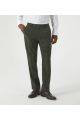 Skopes Jude Olive Tailored Tweed Herringbone Trousers