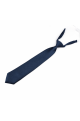 Plain Navy satin classic Children's tie