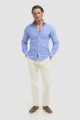 Ashley Stripe Blue Shirt