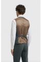 Cavani Thomas Lush Olive Tweed Three Piece Suit