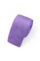 Knitted Lilac Tie & Pocket Square set