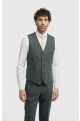 Cavani Thomas Lush Olive Tweed Three Piece Suit