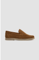 Cavani Breezy Tan Sand Slip-On Suede Loafers