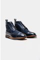 Cavani Bosworth Navy Leather Boots
