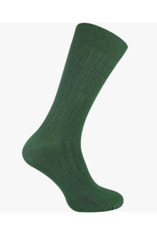 Mens Cotton Sock - Forest Green