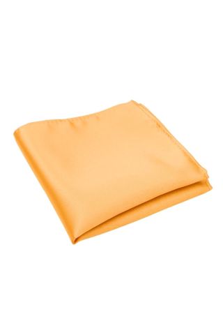 Plain Pastel Orange pocket square