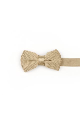 Jenson Samuel Champagne Knitted Children's bow tie