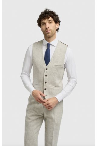 Cavani Thomas Pearl Stone Waistcoat