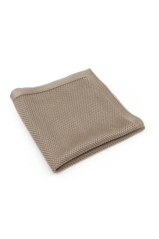 Knitted Stone Pocket Square