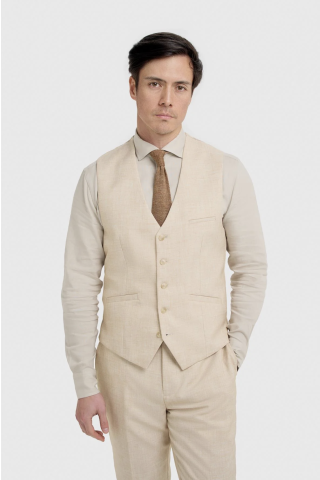 Cavani Malibu Beige Waistcoat